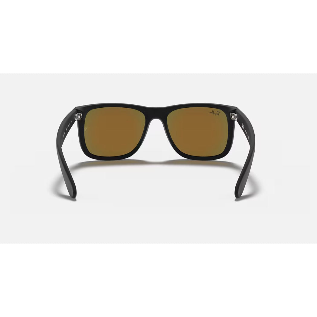 RAYBAN - JUSTIN | Black Rubber w/ Red