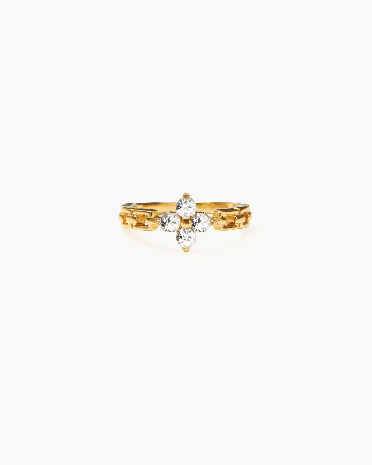 Lucky Clover Ring in Silver