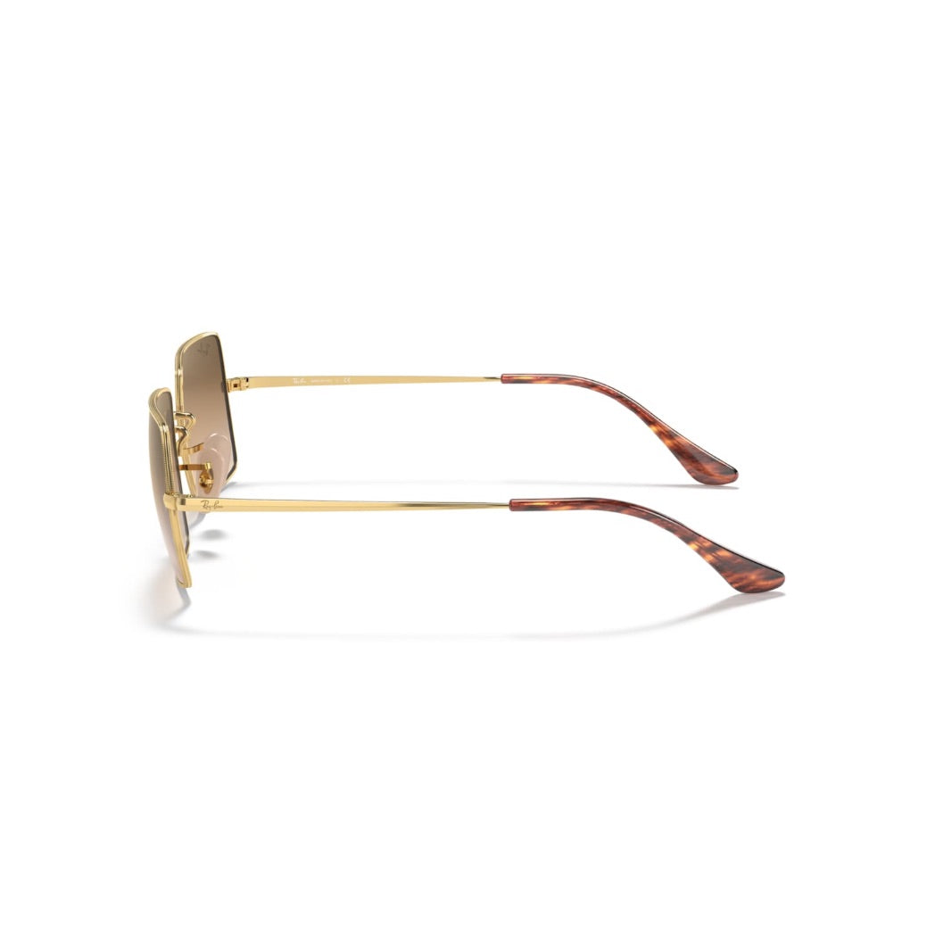 RAYBAN - RECTANGLE | Gold w/ Light Brown Gradient