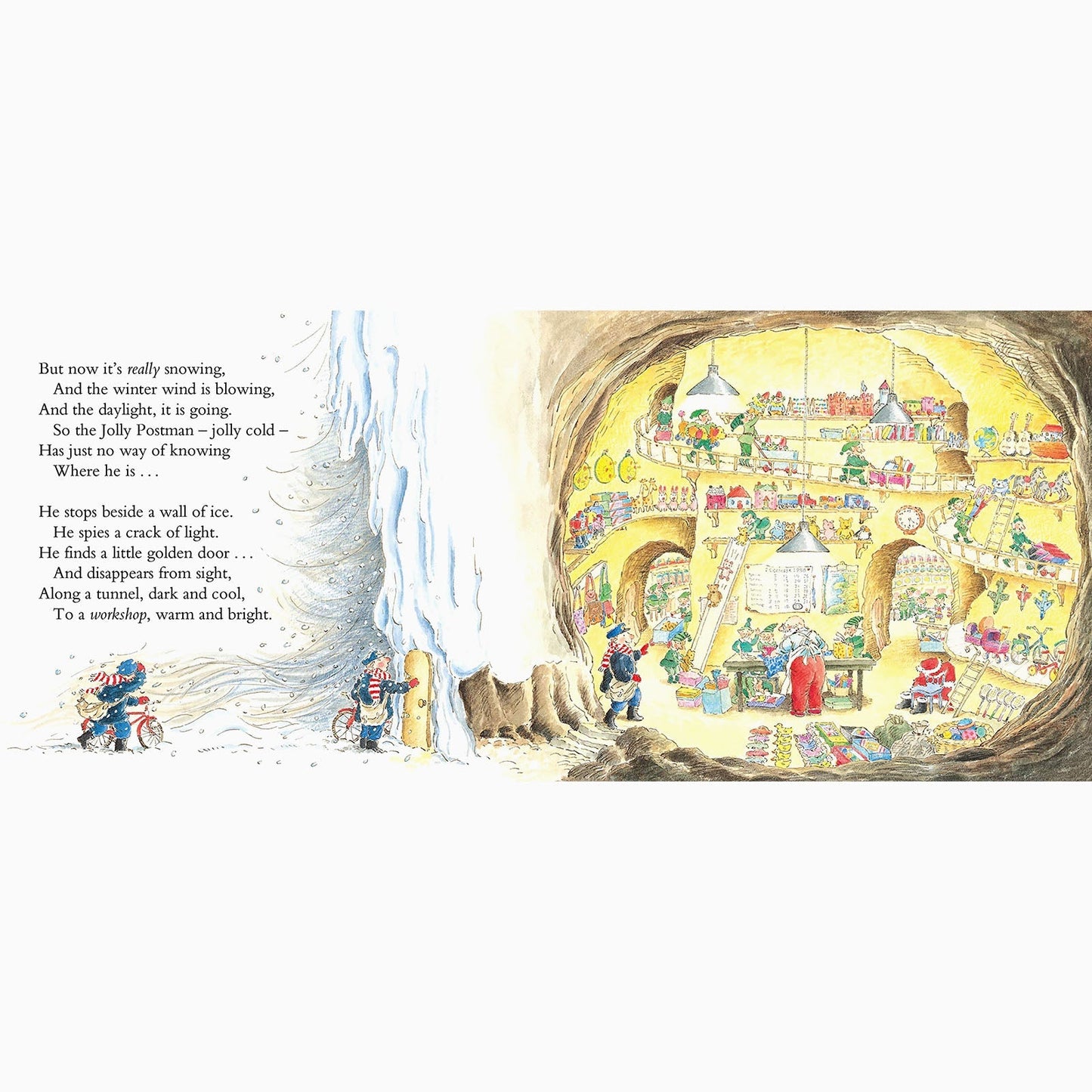 Jolly Christmas Postman Book
