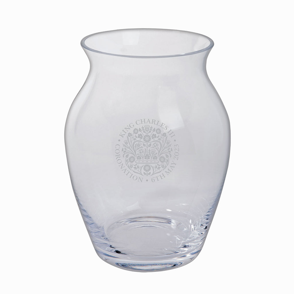 Dartington Coronation Emblem Vase