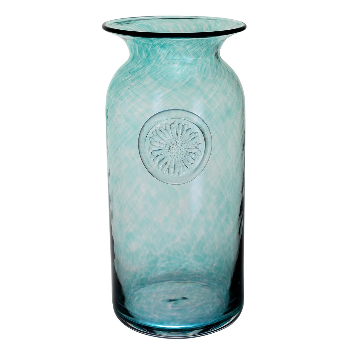 Dartington Flower Jar Tall - Ocean