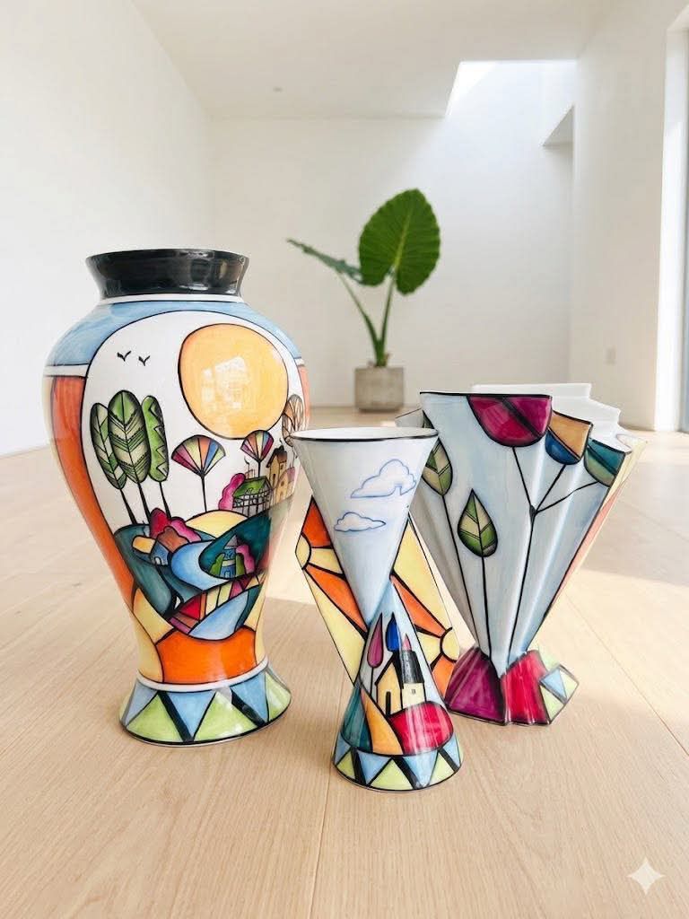 Emma Bailey Summer Celebration Flared Vase