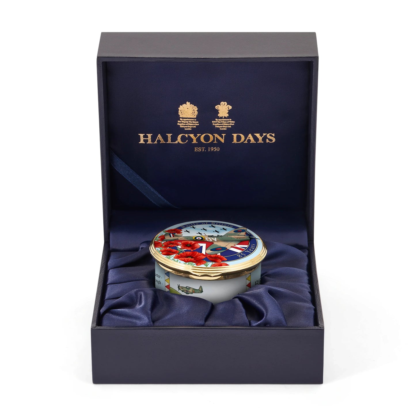 Halcyon Days The Battle of Britain Enamel Box