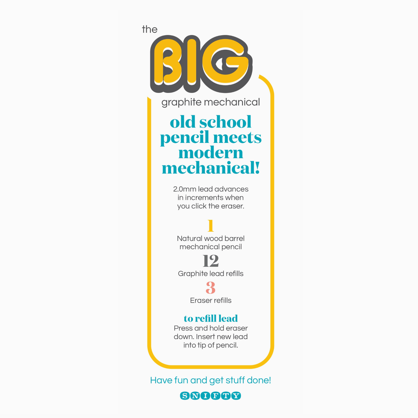 BIG GRAPHITE MECHANICAL PENCIL SET