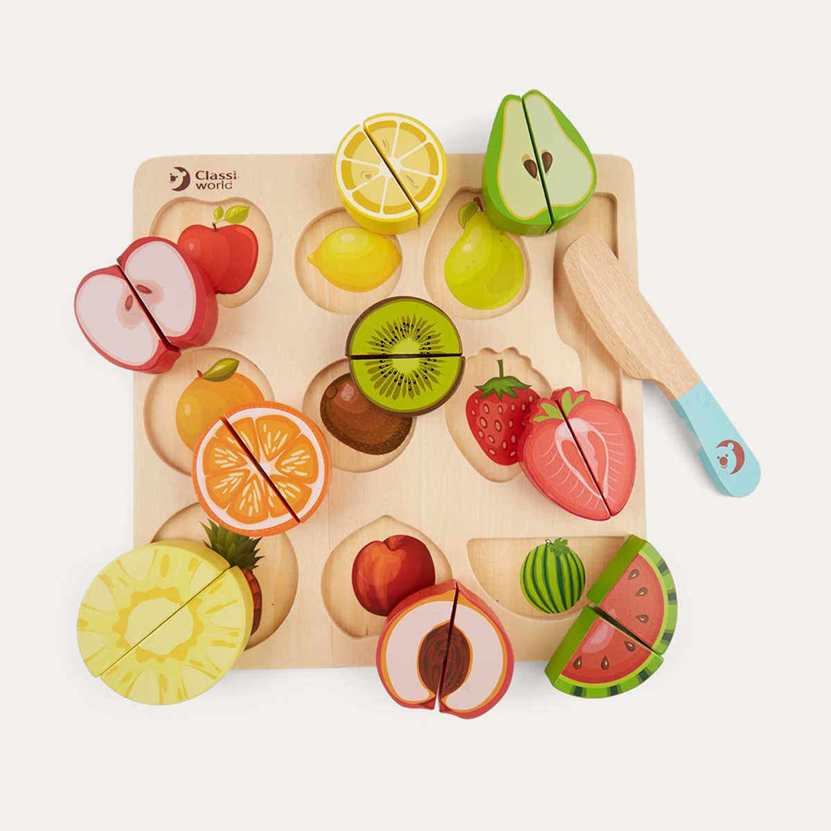 Classic World Cutting Fruit Puzzle