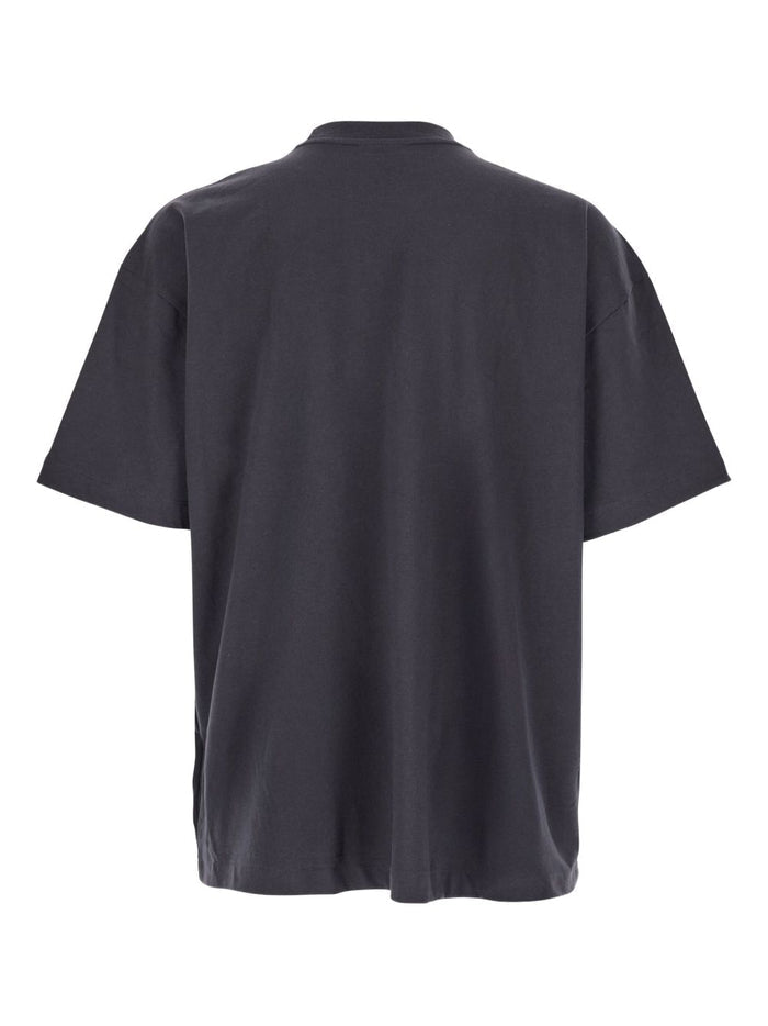 crew-neck logo-patch T-shirt