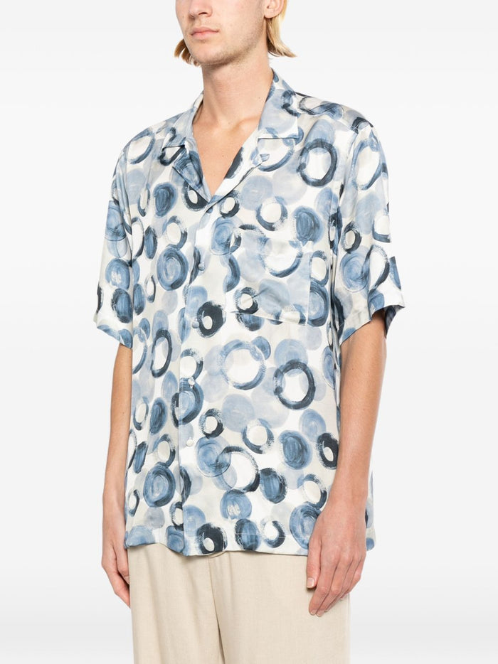 dot-print shirt