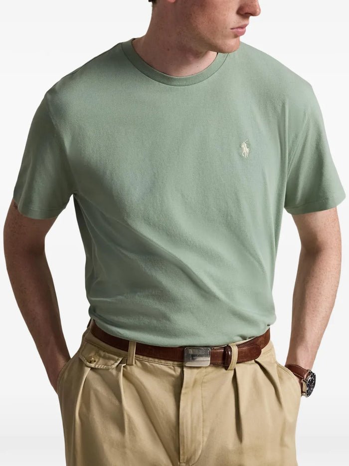 Pony-embroidered jersey T-shirt