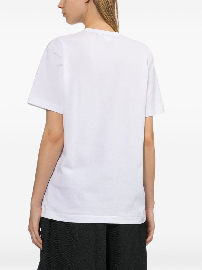 slogan-print T-shirt