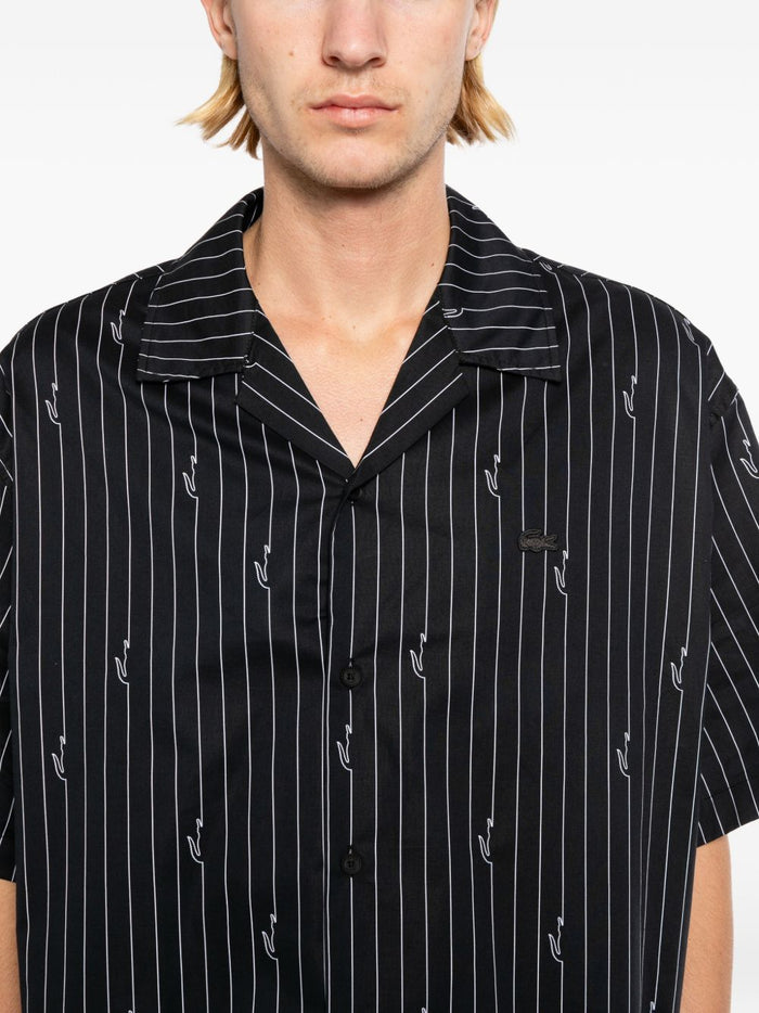 striped twill shirt