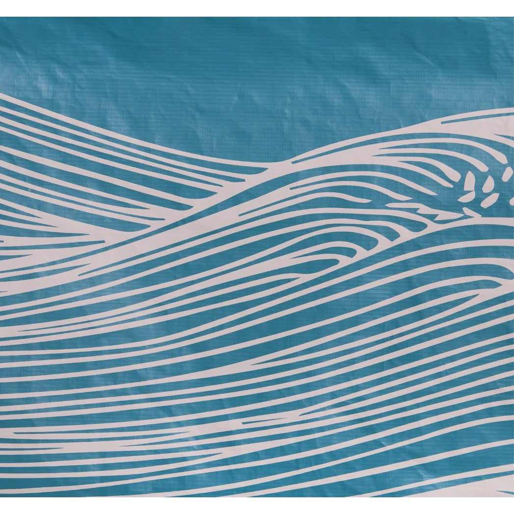 ALOHA COLLECTION - Sea Mid Pouch | Tides/Sandstone