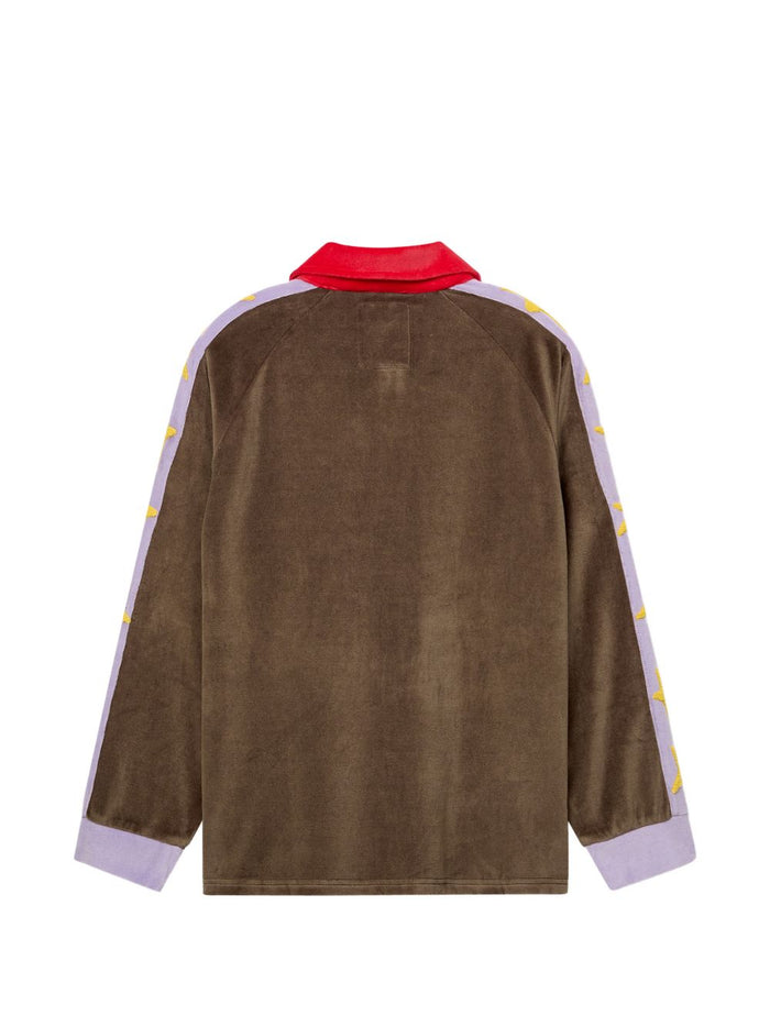 velour Stars Rugby sweater