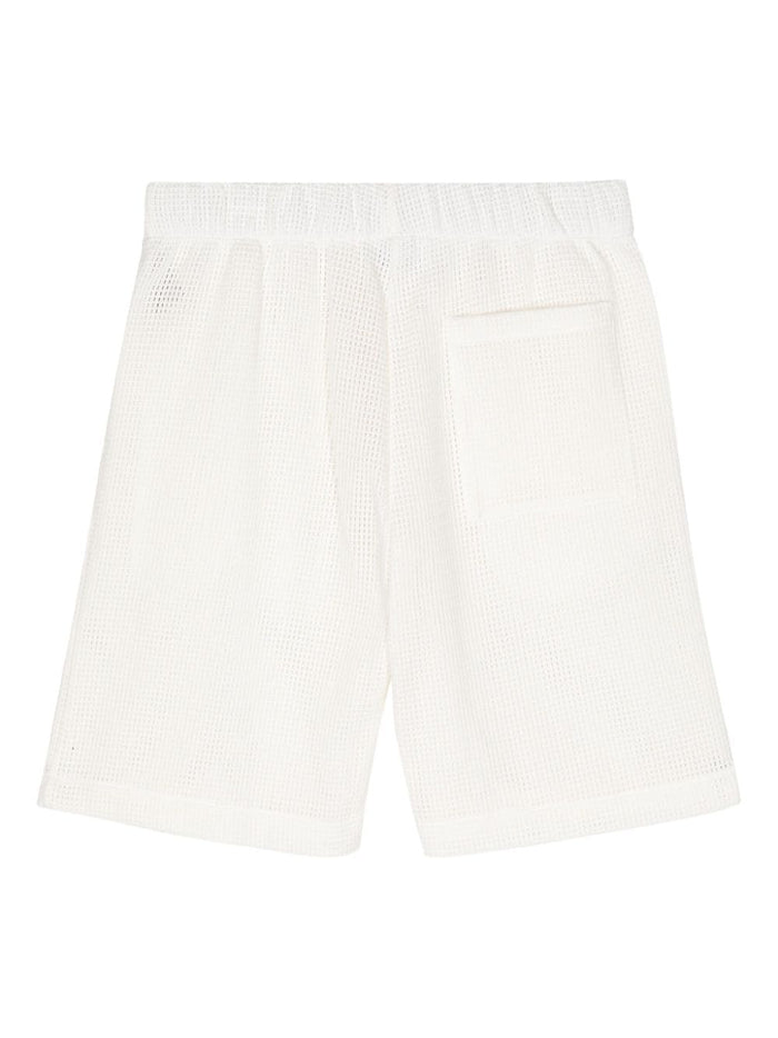 Waffle-Pattern Deck Shorts