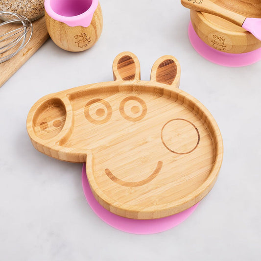 bamboo bamboo Peppa Pig Suction Plate