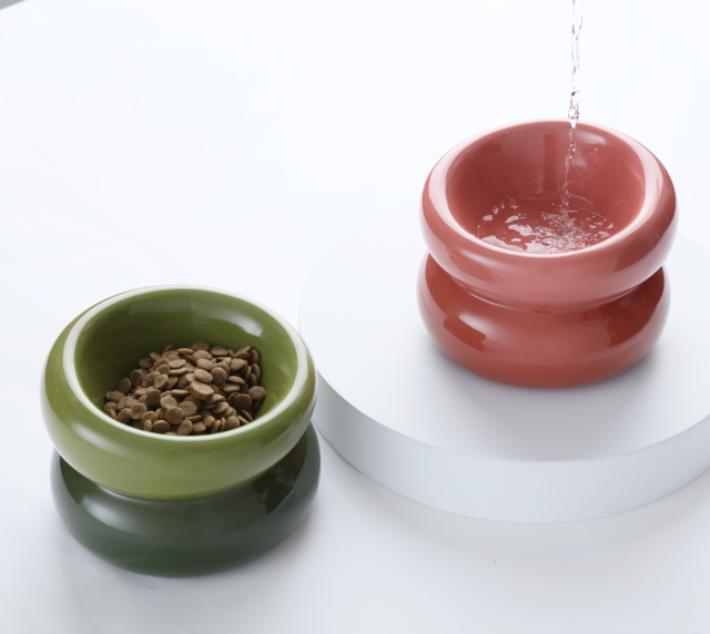 PEHOM - Soufflé Pet Bowl - Rose Pink