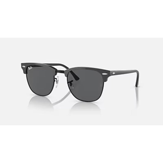 RAYBAN - CLUBMASTER | Grey on Black w/ Dark Grey