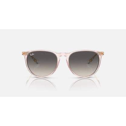 RAYBAN - ERIKA | Polished Transparent Pink w/ Grey
