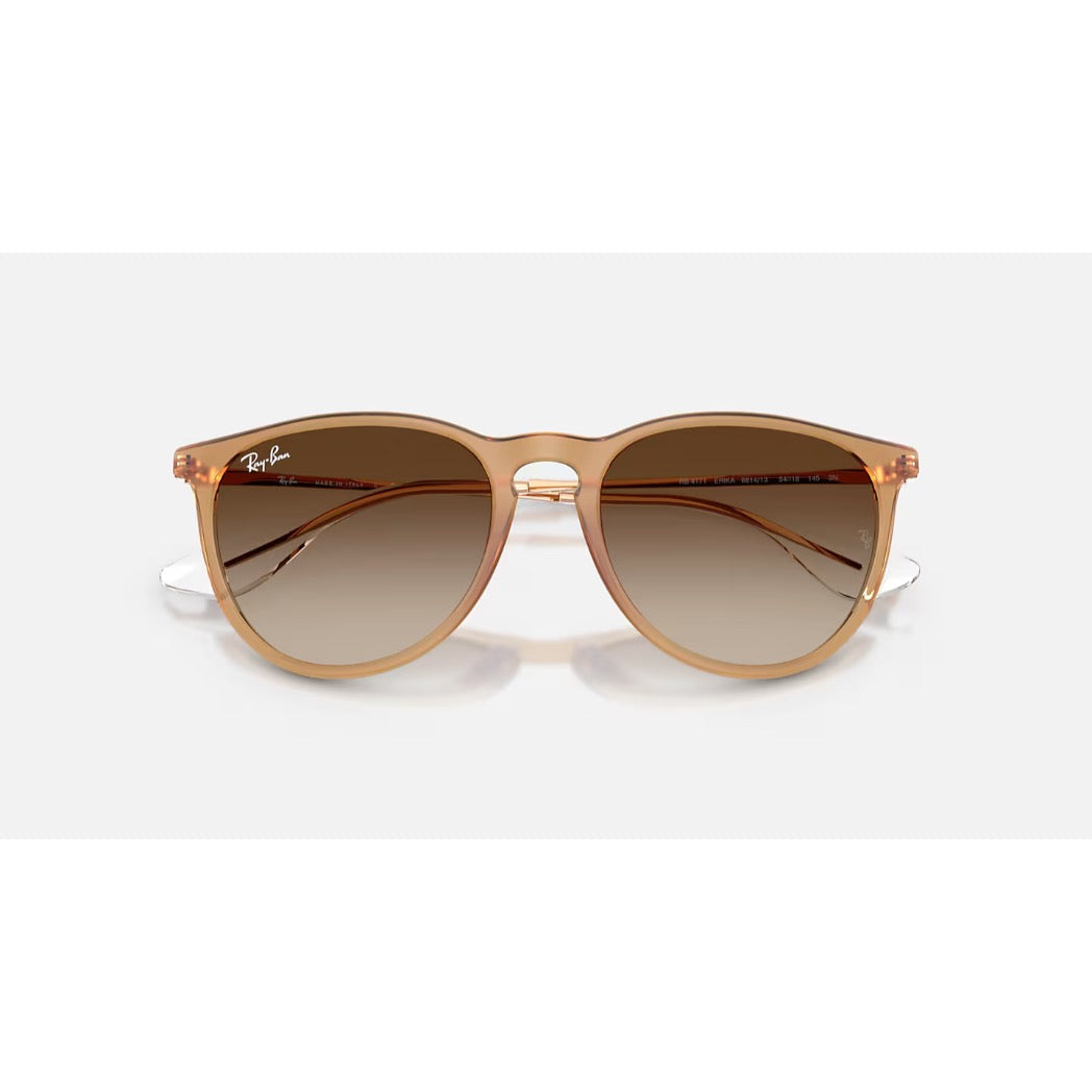 RAYBAN - ERIKA | Polished Rubber Beige w/ Gradient Brown