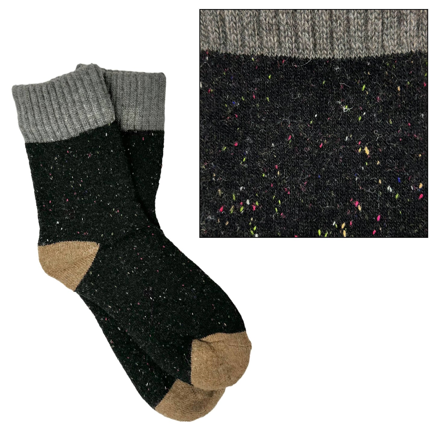 Camila Cozy Knit Colorblock Socks