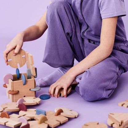 Bavvic Wooden Mini Set 19 pieces