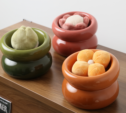 PEHOM - Soufflé Pet Bowl - Rose Pink