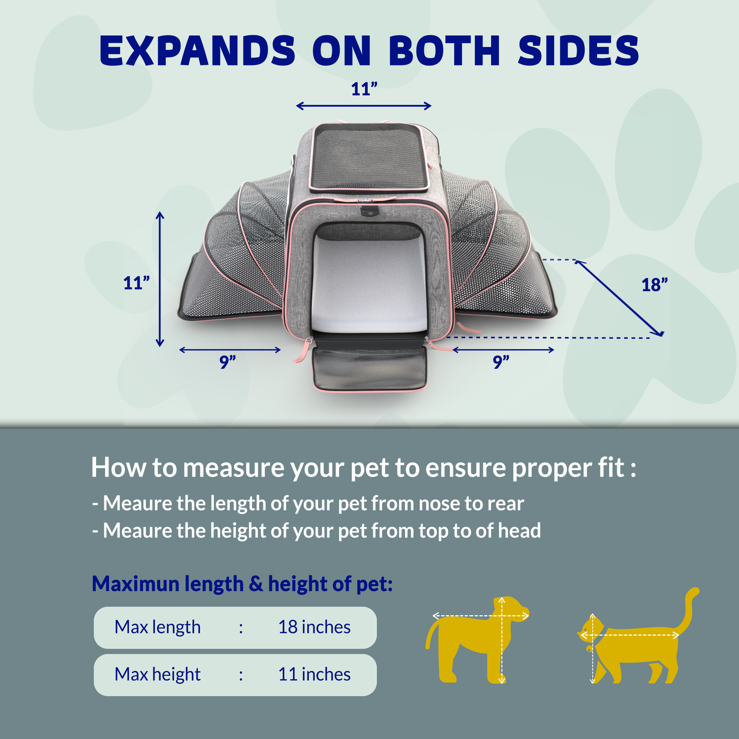 Katziela - Katziela Rolling Rover Airline Compliant Expandable Wheeled Pet Carrier
