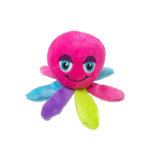 Dogline - 6" Octopus Mini Dog Toy
