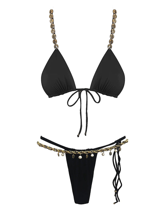 Zuri Triangle-Paloma Tie Side Bikini