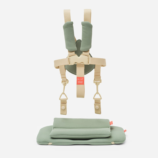 KAOS Klapp Jr. Harness & Cushion Set - Mineral Green