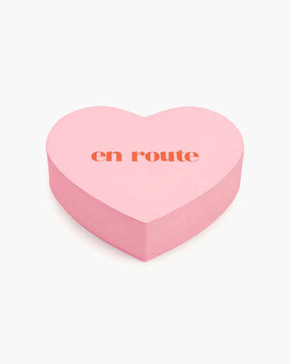 Heart Shaped Jewelry Box in Pink