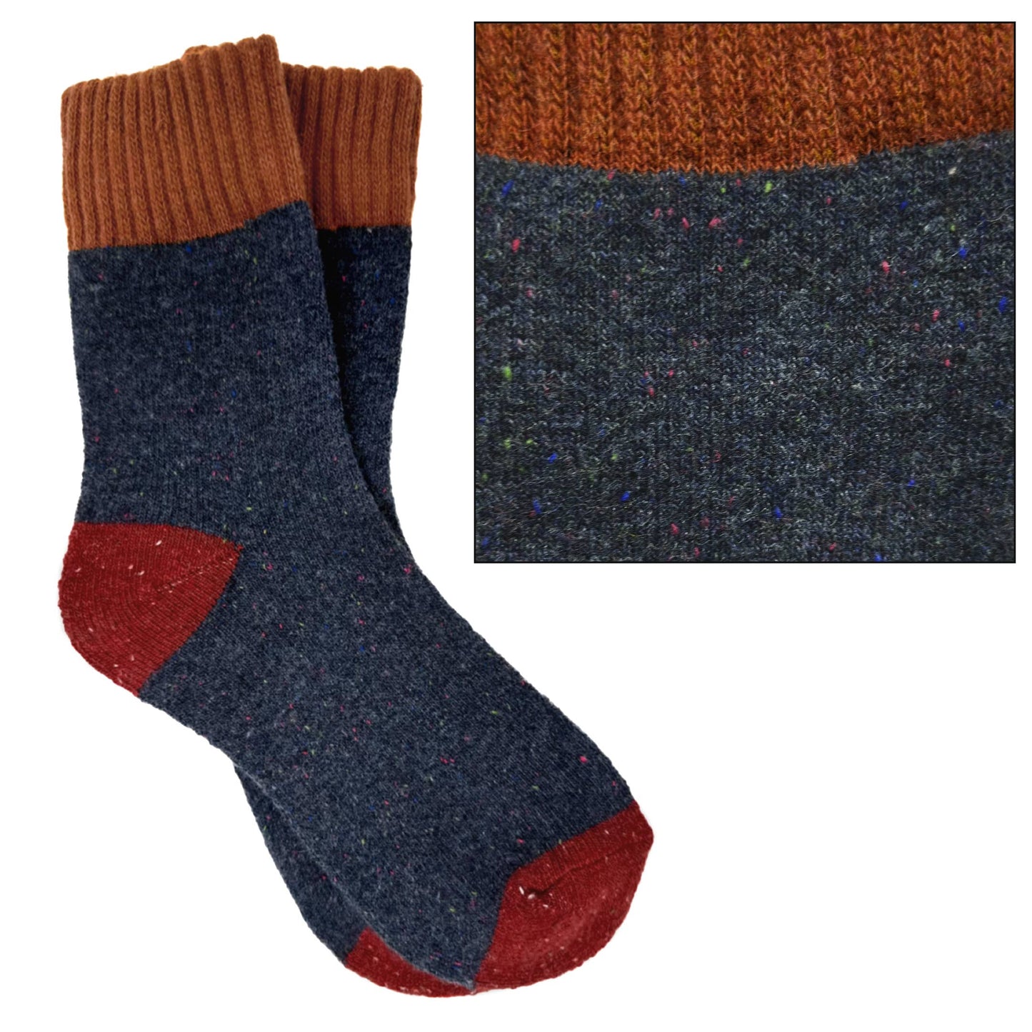 Camila Cozy Knit Colorblock Socks