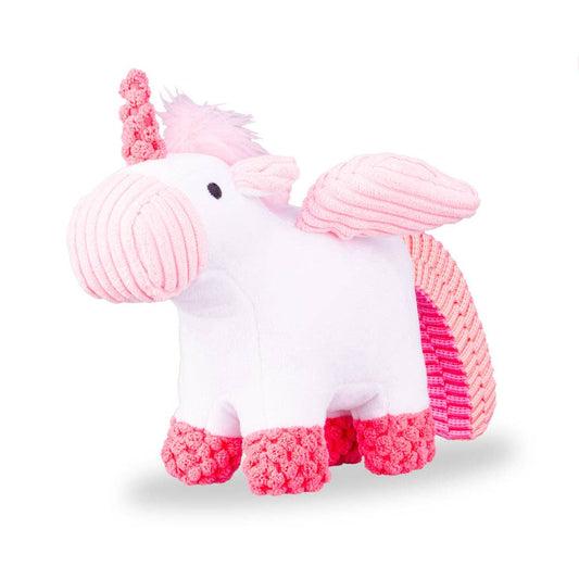 PAWTY Dog Toys - PAWTY Unicorn Dog Toy – Plush Magical Squeaky Toy with Crinkle Wings – Soft & Durable Chew Companion – Cute Fantasy Gift for Dogs – Ideal for Small & Medium Dogs