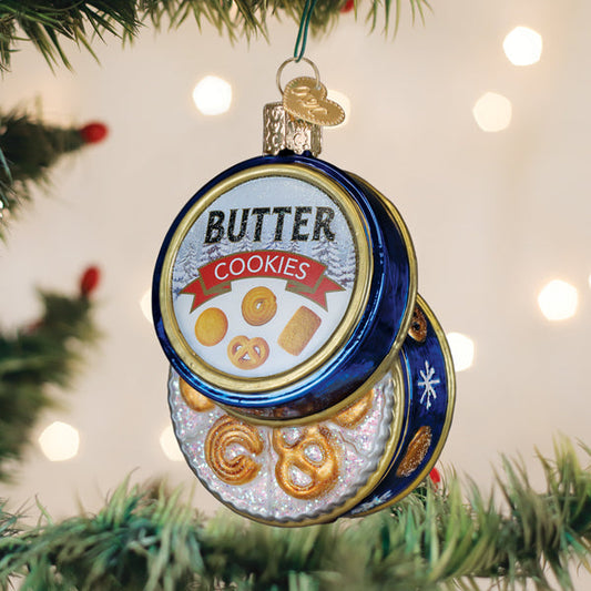 Butter Cookies Tin Ornament