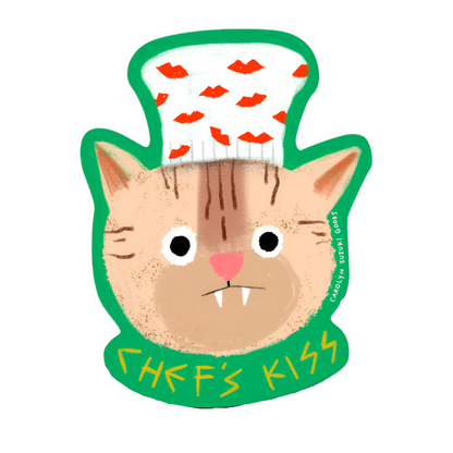 Chef's Kiss - Die Cut Sticker - Carolyn Suzuki