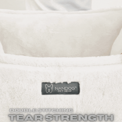 Nandog Pet Gear - The Super Cloud Bed in Pearl White