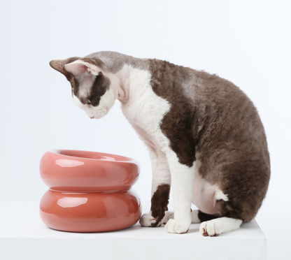 PEHOM - Soufflé Pet Bowl - Rose Pink
