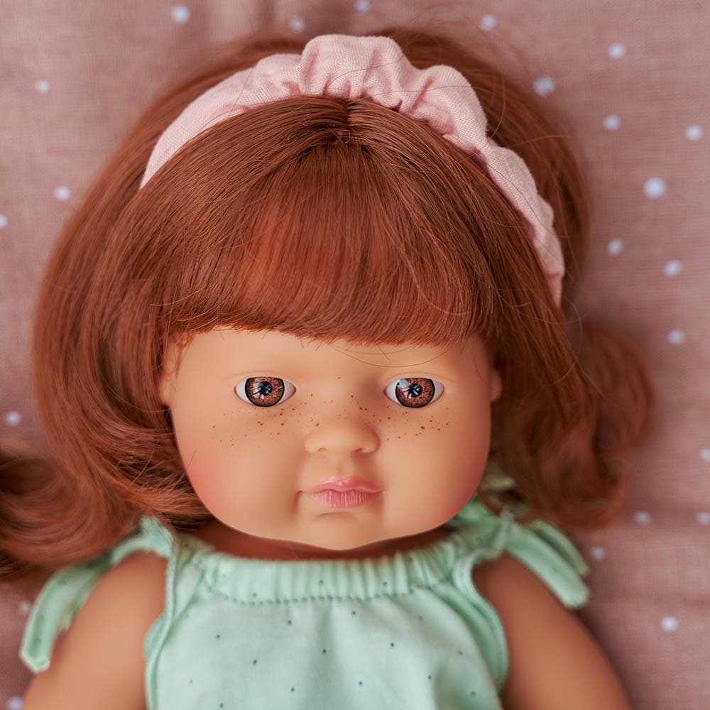 Baby Doll Redhead Girl 15" inch