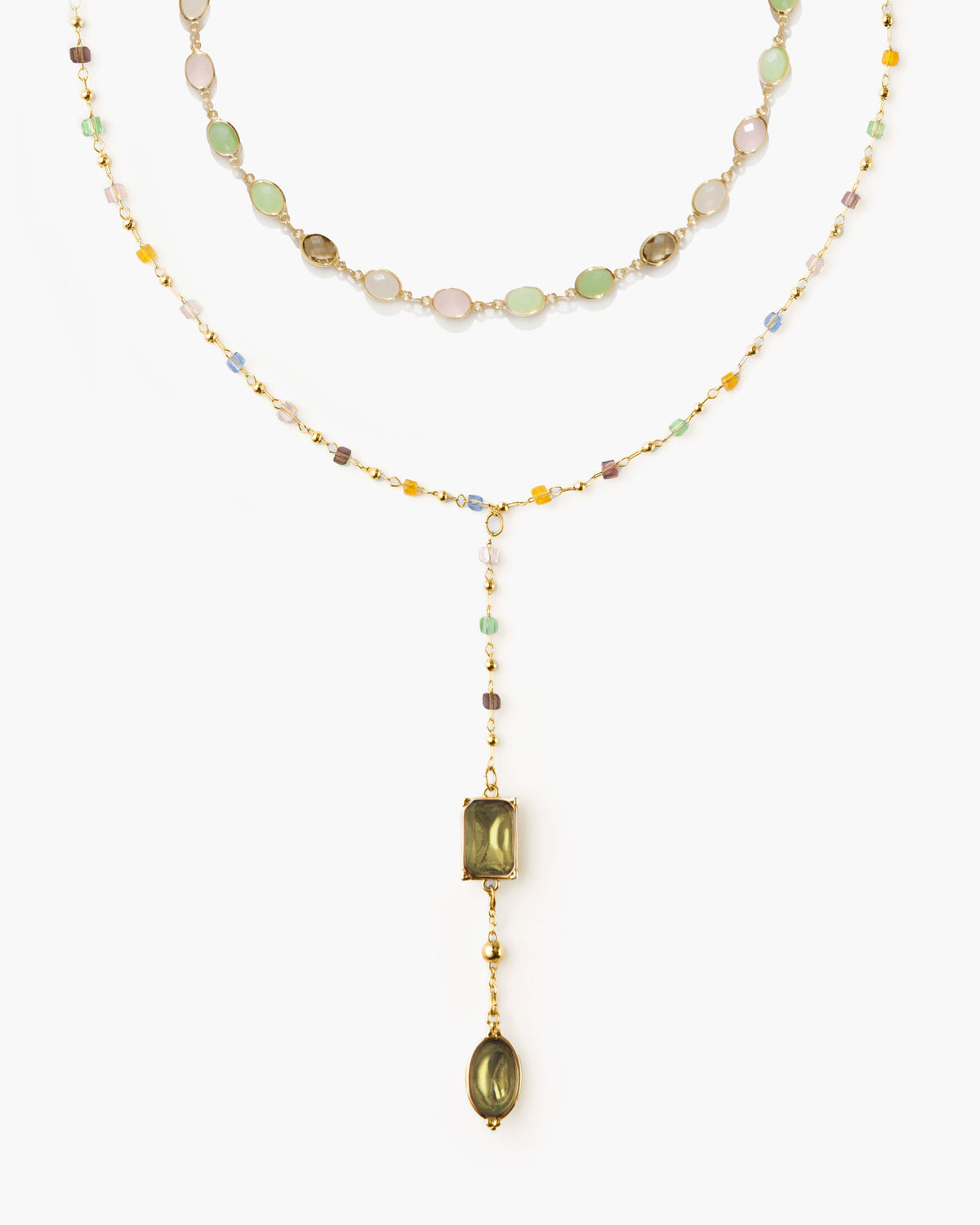 The Celestial Romance Necklace Set in Silver