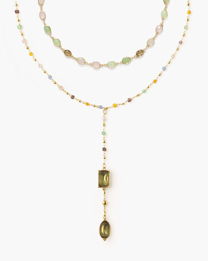 The Celestial Romance Necklace Set in Silver