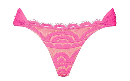 Lace Bralette-Lace Fanned Bikini