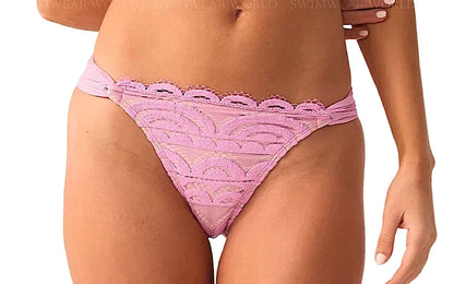 Lace Halter-Lace Fanned Bikini