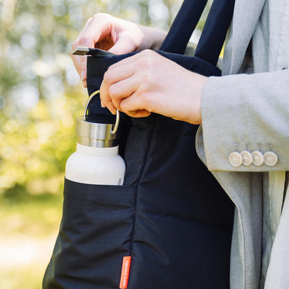 Done By Deer Quilted Changing Tote Bag - Black