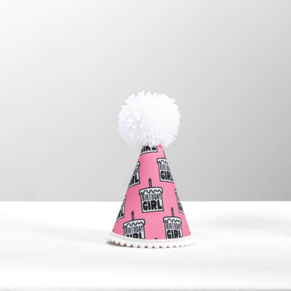 Pup Party Hats - NEW Birthday Girl Black Ink Party Hat