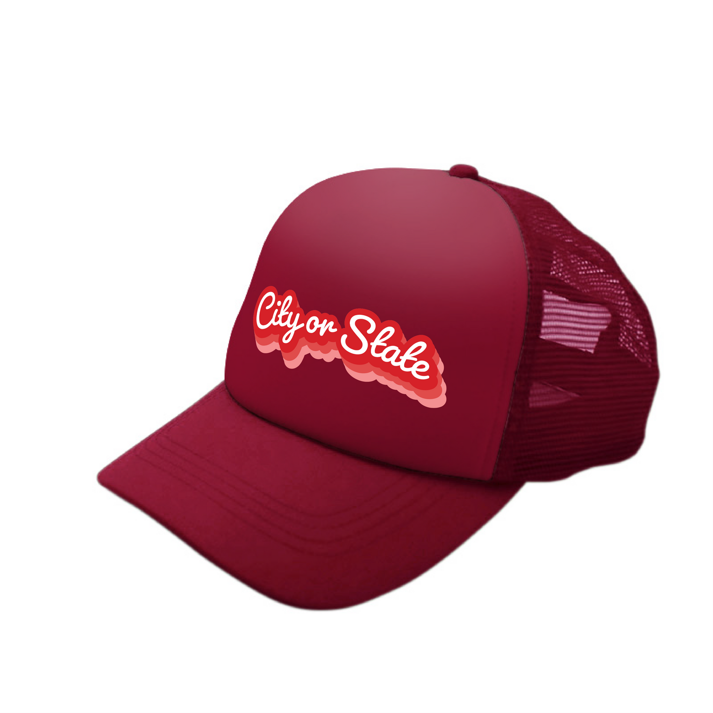 PupLid - Custom Retro Text | Trucker Hat for Dogs