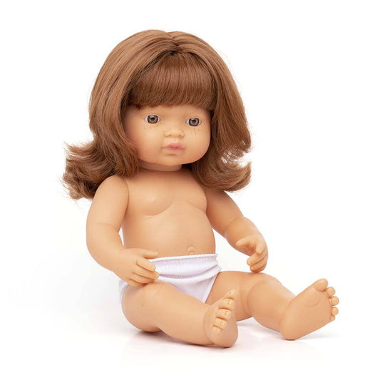 Baby Doll Redhead Girl 15" inch