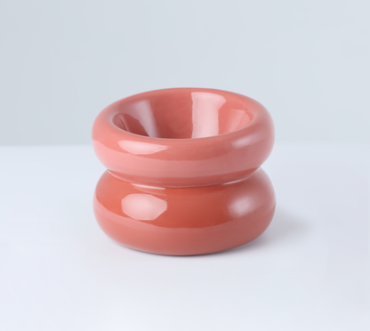 PEHOM - Soufflé Pet Bowl - Rose Pink