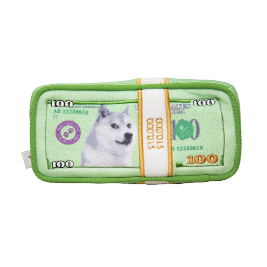 PAWTY Dog Toys - Cash Is King Parody Dog Plush Toy