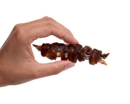 Preen Pets - Wild Alaskan Salmon & Sirloin Beef Twists – Fish Dog Treats