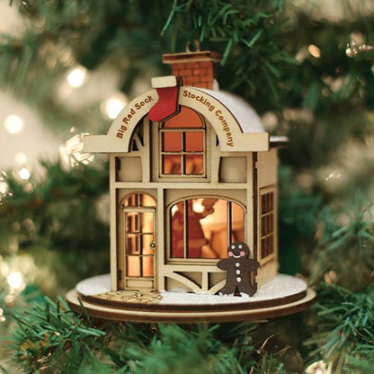 Big Red Sock Stocking Co. Ornament